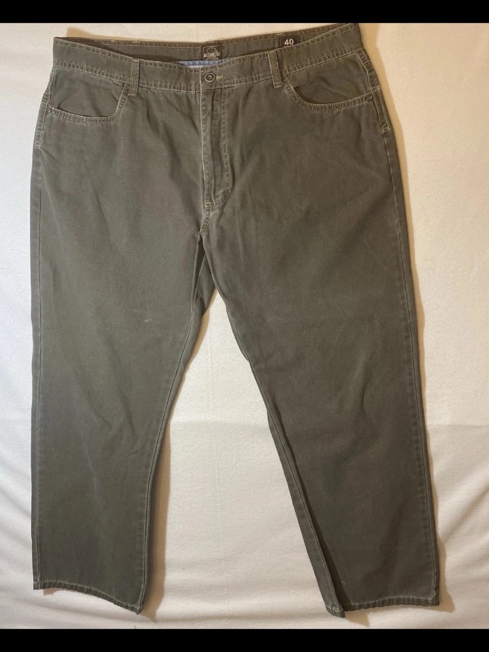RedHead Green Canvas Duck Pants 40x30